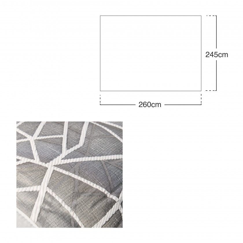 Colcha Diana Cinza 245X260cm Colcha Diana Cinza 245X260cm