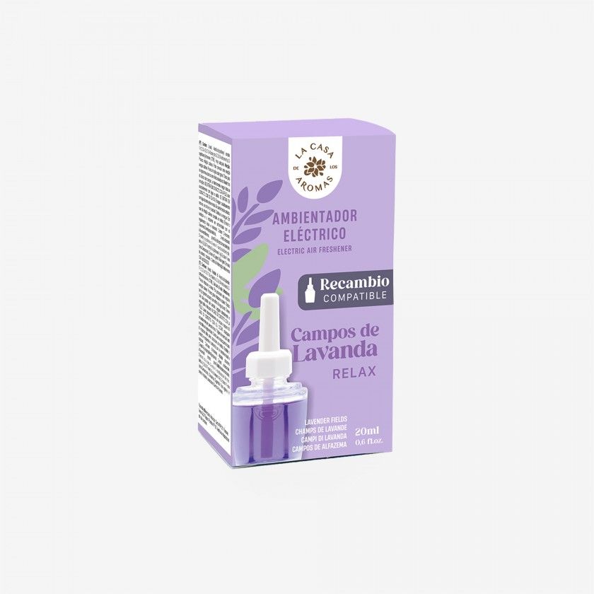Recarga Para Ambientador Eletrico Lavanda 20ml Recarga Para Ambientador Eletrico Lavanda 20ml