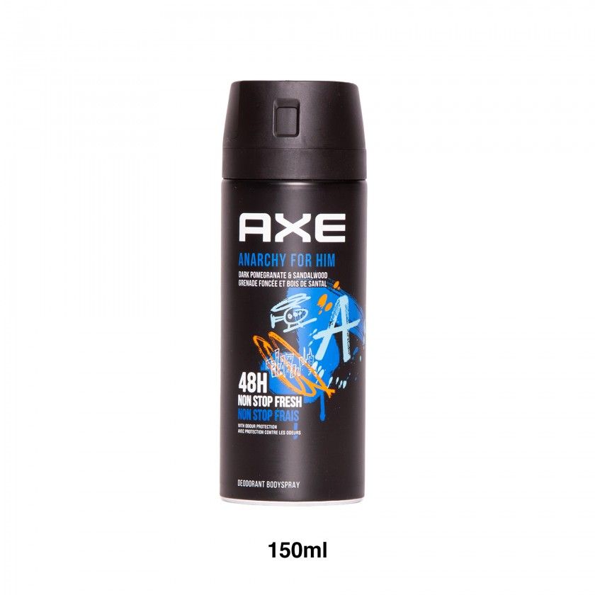 Desodorizante Spray Axe Anarchy Men 150ml Desodorizante Spray Axe Anarchy Men 150ml