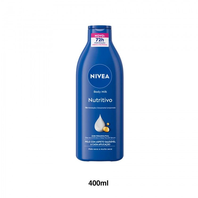 Body Milk Nutritivo Nivea Azul 400ml Body Milk Nutritivo Nivea Azul 400ml