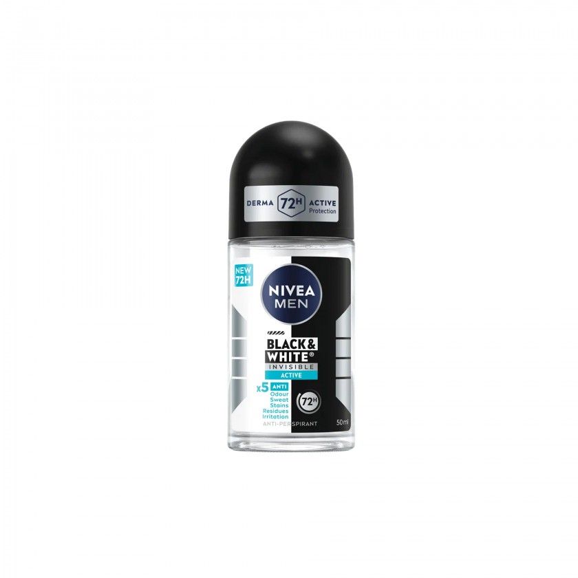 Roll On Nivea Black And White Men 50ml Roll On Nivea Black And White Men 50ml