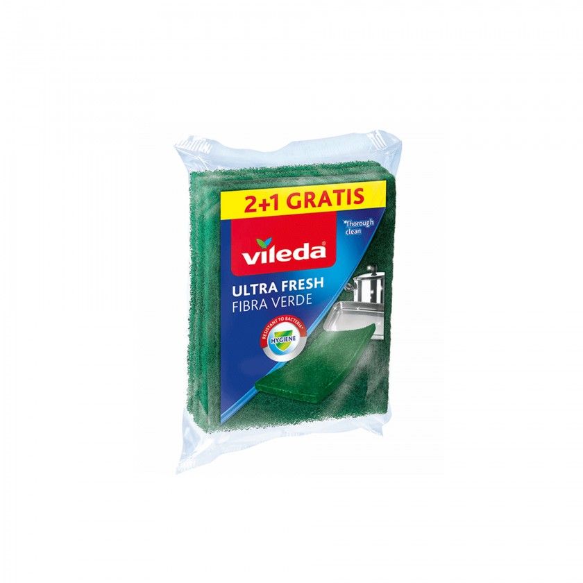 Esfregão Vileda Verde Ultra Fresh 2+3 Esfregão Vileda Verde Ultra Fresh 2+3