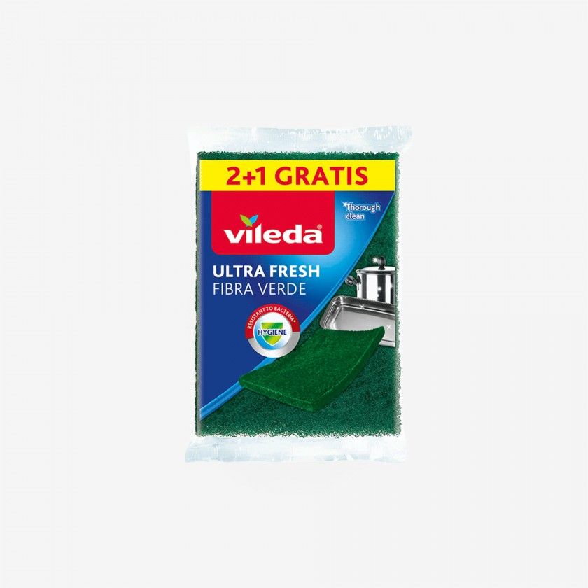 Esfregão Vileda Verde Ultra Fresh 2+3 Esfregão Vileda Verde Ultra Fresh 2+3