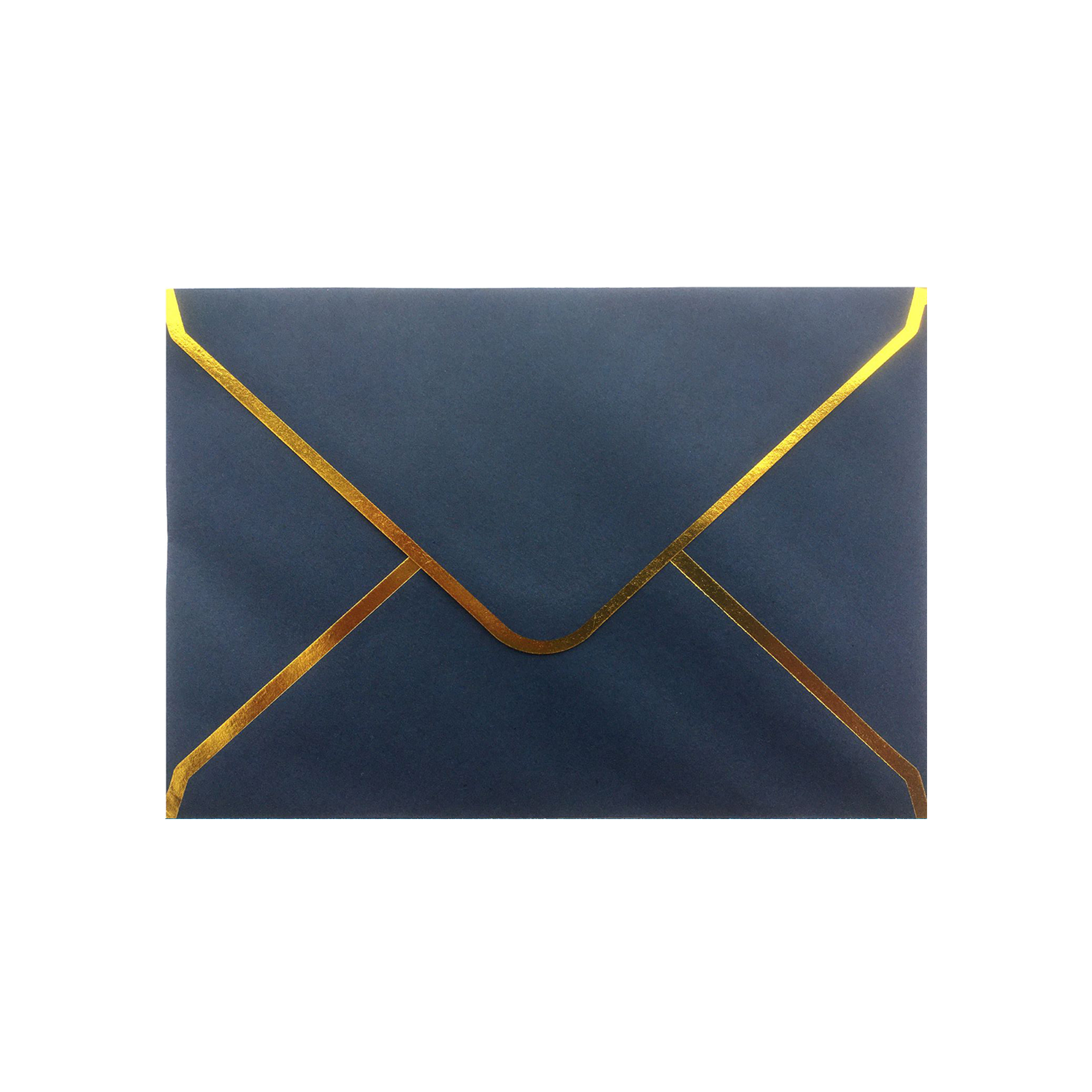 Envelope Borda Dourada 120gr 114X162mm Pack 4