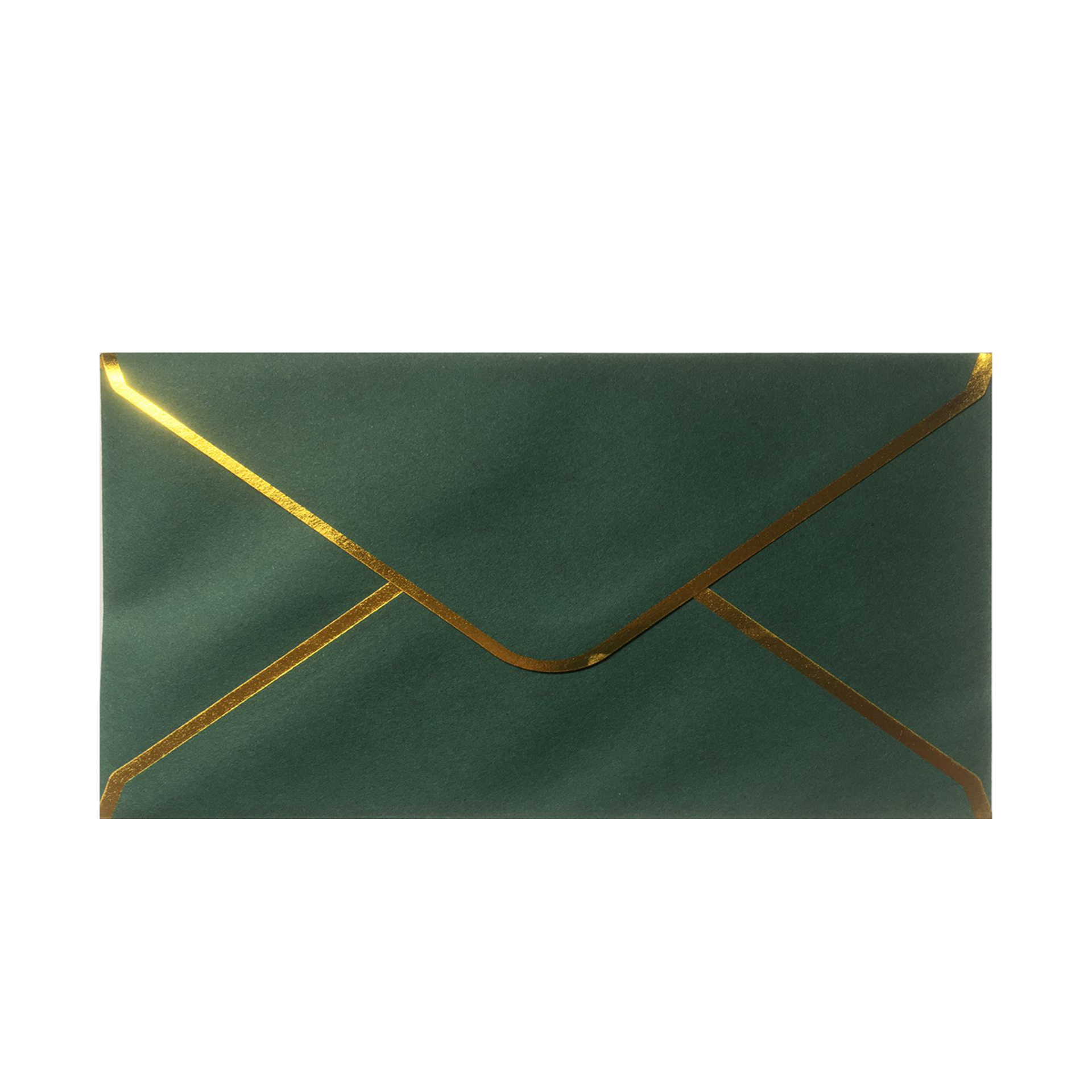 Envelope Borda Dourada 90X163mm Pack 5