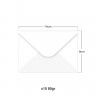 Envelope Tradicional Branco 90X140mm Pack 10