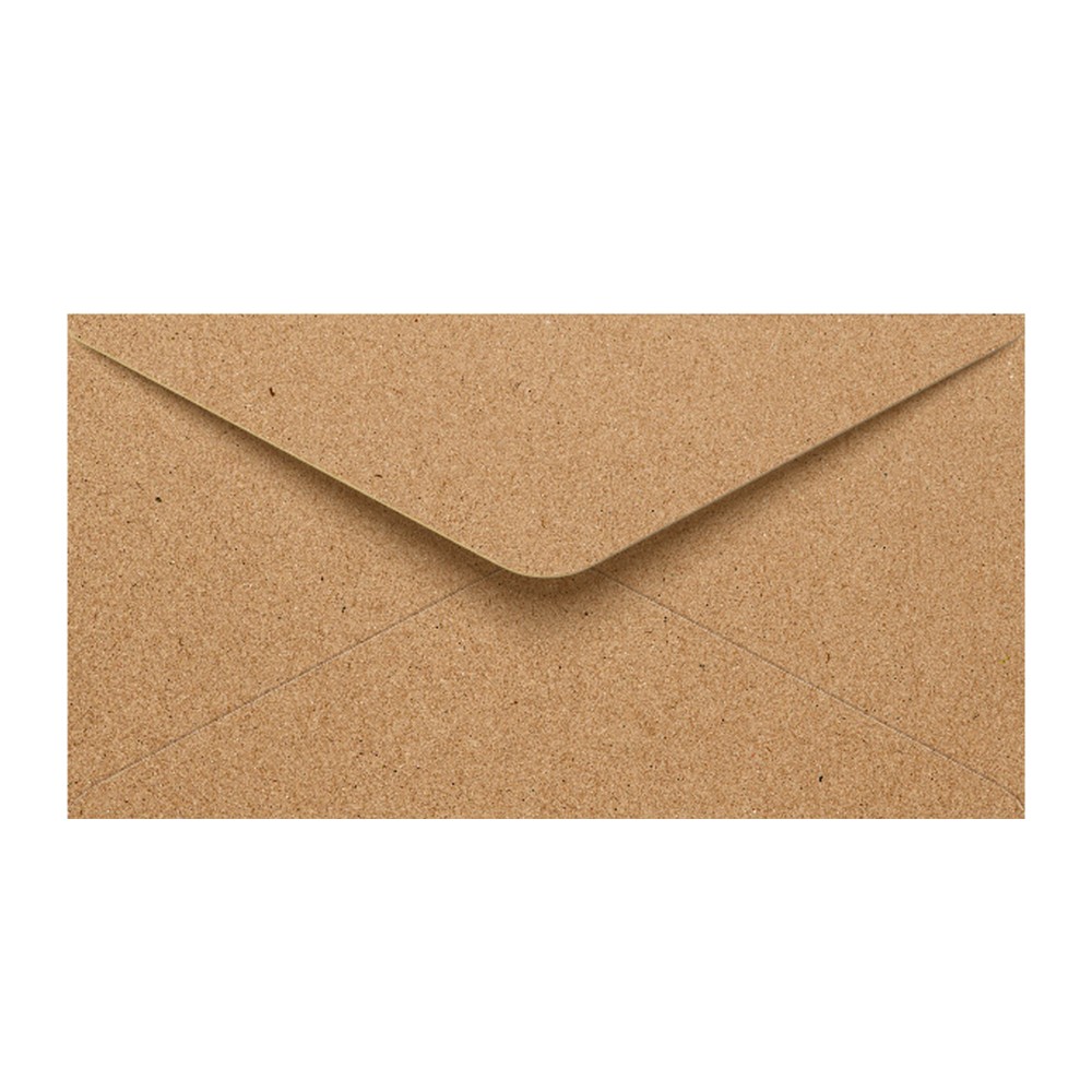 Envelope Kraft 90gr 110X220mm Pack 8