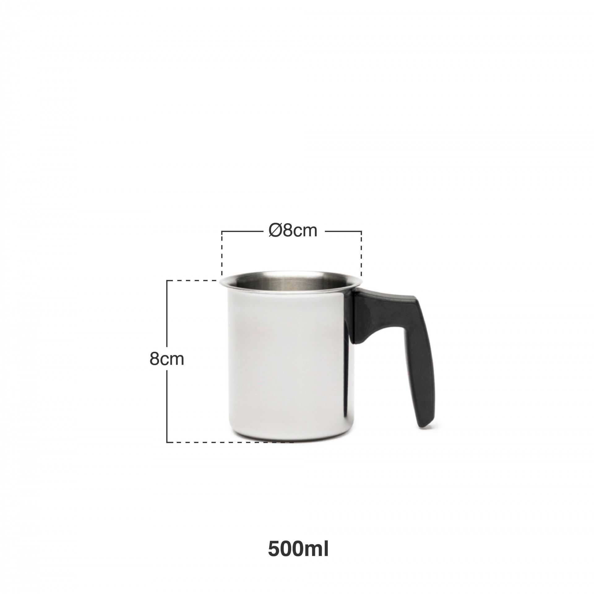 Fervedor Com Asa Baquelite 500ml Ø8X8cm