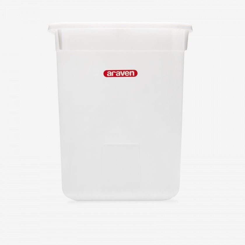 Contentor Polietileno com Tampa Quadrado Branco 60L 41.5X41.5X50cm Contentor Polietileno com Tampa Quadrado Branco 60L 41.5X41.5X50cm