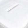 Contentor Polietileno com Tampa Quadrado Branco 60L 41.5X41.5X50cm Contentor Polietileno com Tampa Quadrado Branco 60L 41.5X41.5X50cm