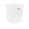 Contentor Polietileno com Tampa Quadrado Branco 60L 41.5X41.5X50cm Contentor Polietileno com Tampa Quadrado Branco 60L 41.5X41.5X50cm