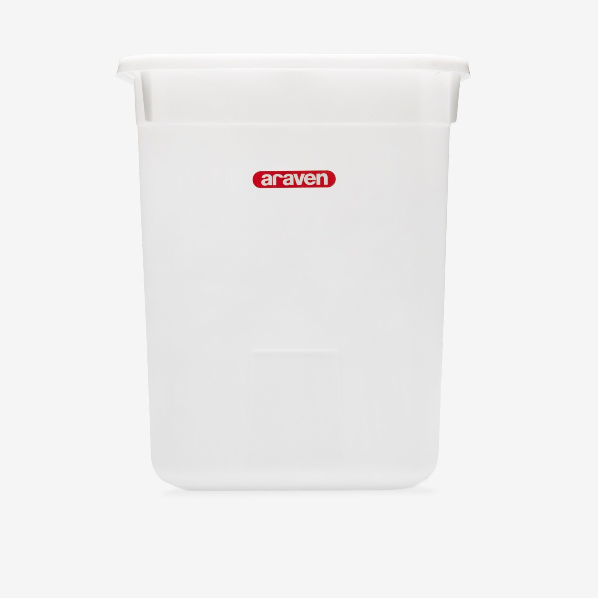 Contentor Polietileno com Tampa Quadrado Branco 60L 41.5X41.5X50cm