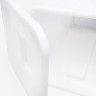 Contentor Polietileno com Tampa Quadrado Branco 60L 41.5X41.5X50cm Contentor Polietileno com Tampa Quadrado Branco 60L 41.5X41.5X50cm