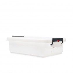 Caixa Herm�tica Fecho Duplo Lateral 30L 53X39.6X15.9cm Branco