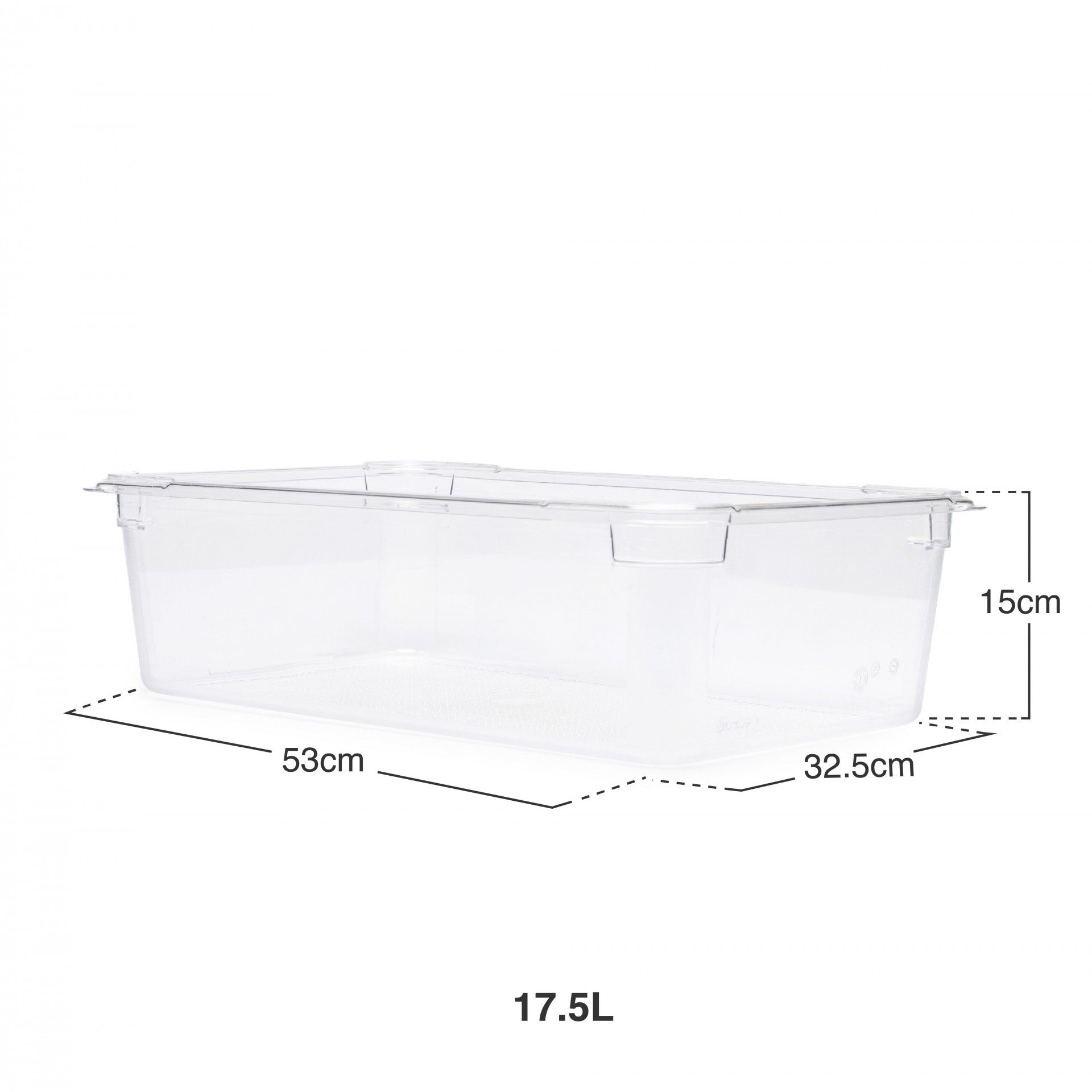 Tabuleiro Policarbonato Perfurado Gn1/1 53X32.5X15cm