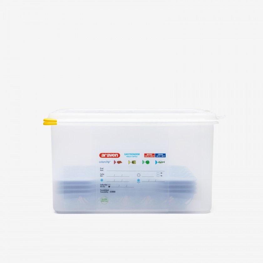 Caixa Hermética Porta Ovos Gn2/3 4 Bandejas 9L 35.4X32.5X20cm Caixa Hermética Porta Ovos Gn2/3 4 Bandejas 9L 35.4X32.5X20cm