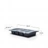Tabuleiro Separador Talheres Gn1/1 com Tampa 53X32.5X10cm Tabuleiro Separador Talheres Gn1/1 com Tampa 53X32.5X10cm