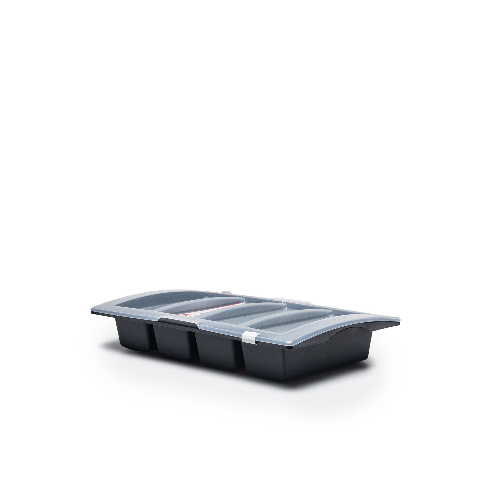 Tabuleiro Separador Talheres Gn1/1 com Tampa 53X32.5X10cm