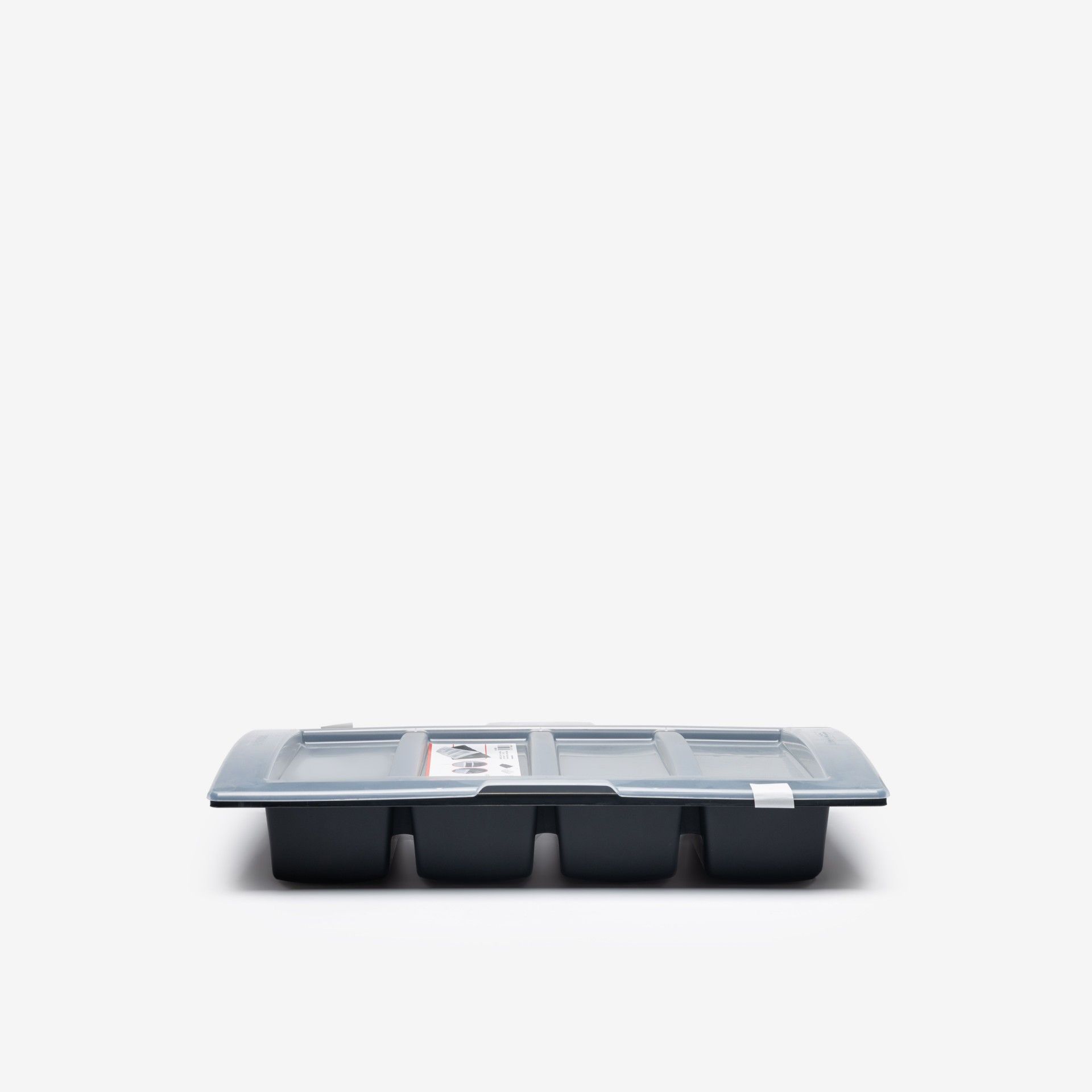 Tabuleiro Separador Talheres Gn1/1 com Tampa 53X32.5X10cm