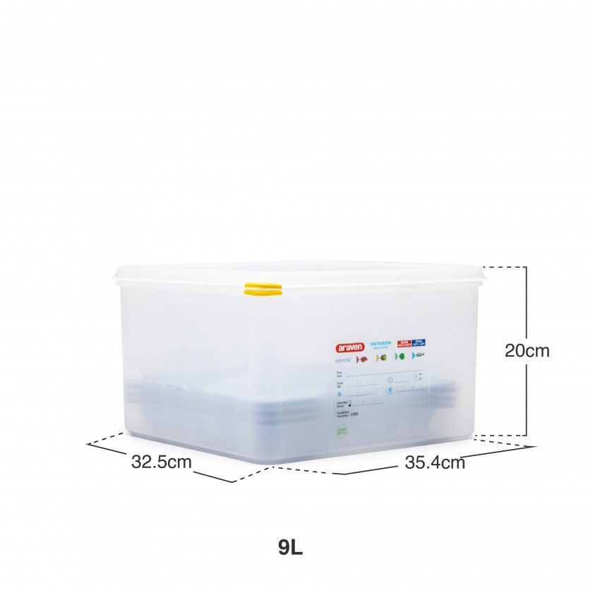 Caixa Hermética Porta Ovos Gn2/3 4 Bandejas 9L 35.4X32.5X20cm Caixa Hermética Porta Ovos Gn2/3 4 Bandejas 9L 35.4X32.5X20cm