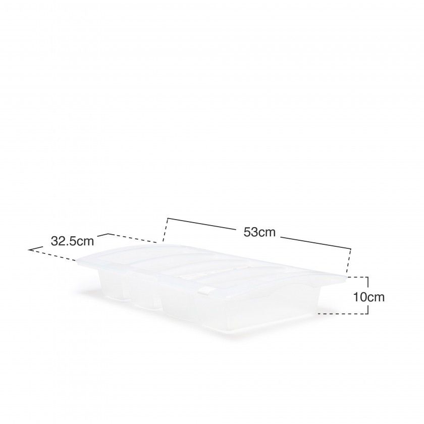 Caixa 4 Divisões com Tampa Gn1/1 53X32.5cm Caixa 4 Divisões com Tampa Gn1/1 53X32.5cm