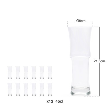 Copo Cocktail Napoli 45cl 8X21.5cm Pack 12