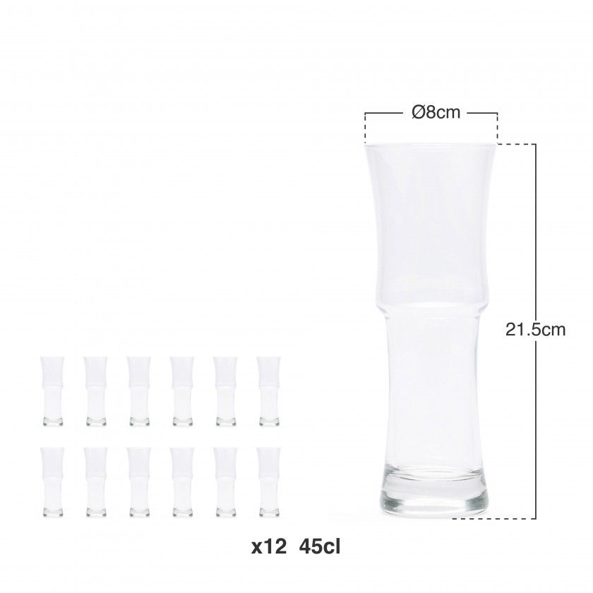 Copo Cocktail Napoli 45cl 8X21.5cm Pack 12 Copo Cocktail Napoli 45cl 8X21.5cm Pack 12