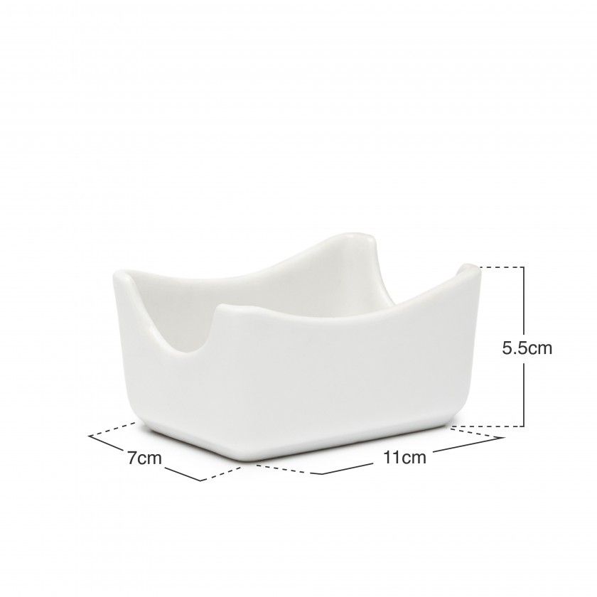 Açucareiro Porcelana Ming Branco 7X11X5.5cm Açucareiro Porcelana Ming Branco 7X11X5.5cm