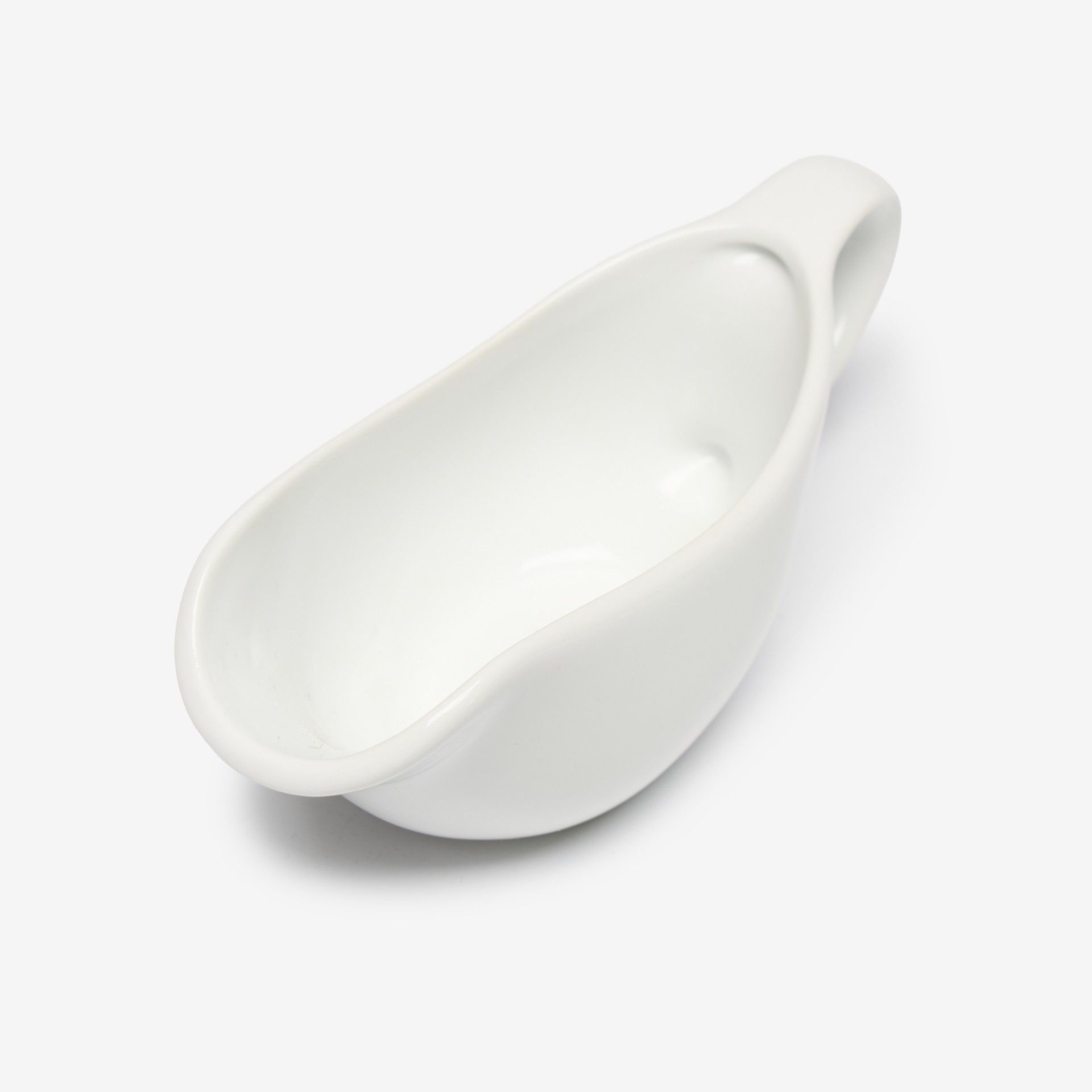 Taça para Molho Porcelana Salsera Branco 10cl 14X5.5X5cm