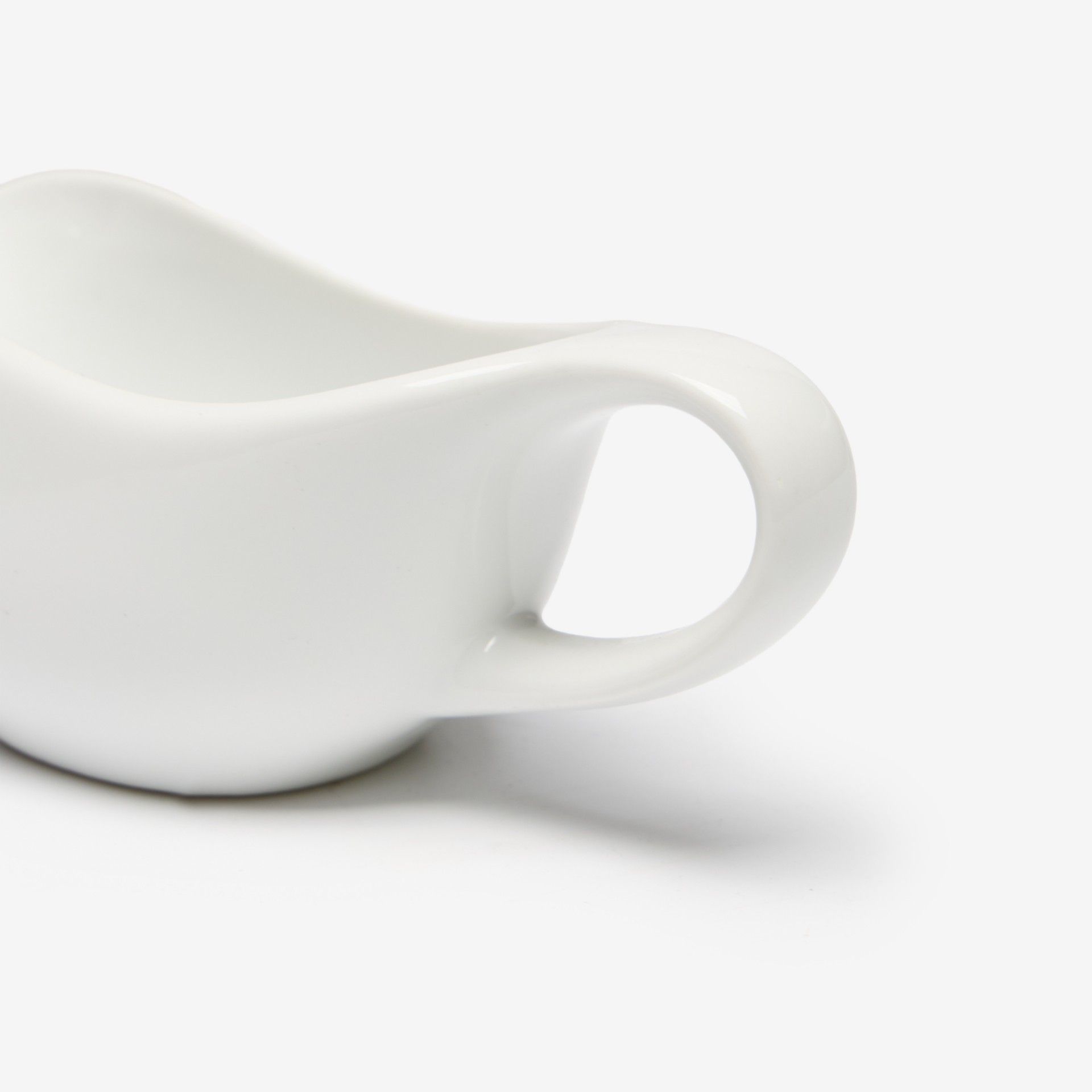 Taça para Molho Porcelana Salsera Branco 10cl 14X5.5X5cm