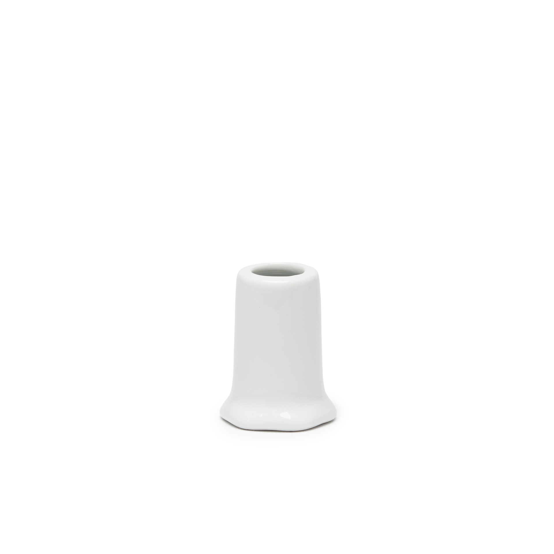 Paliteiro Porcelana Simple Branco 4.5X5.5cm