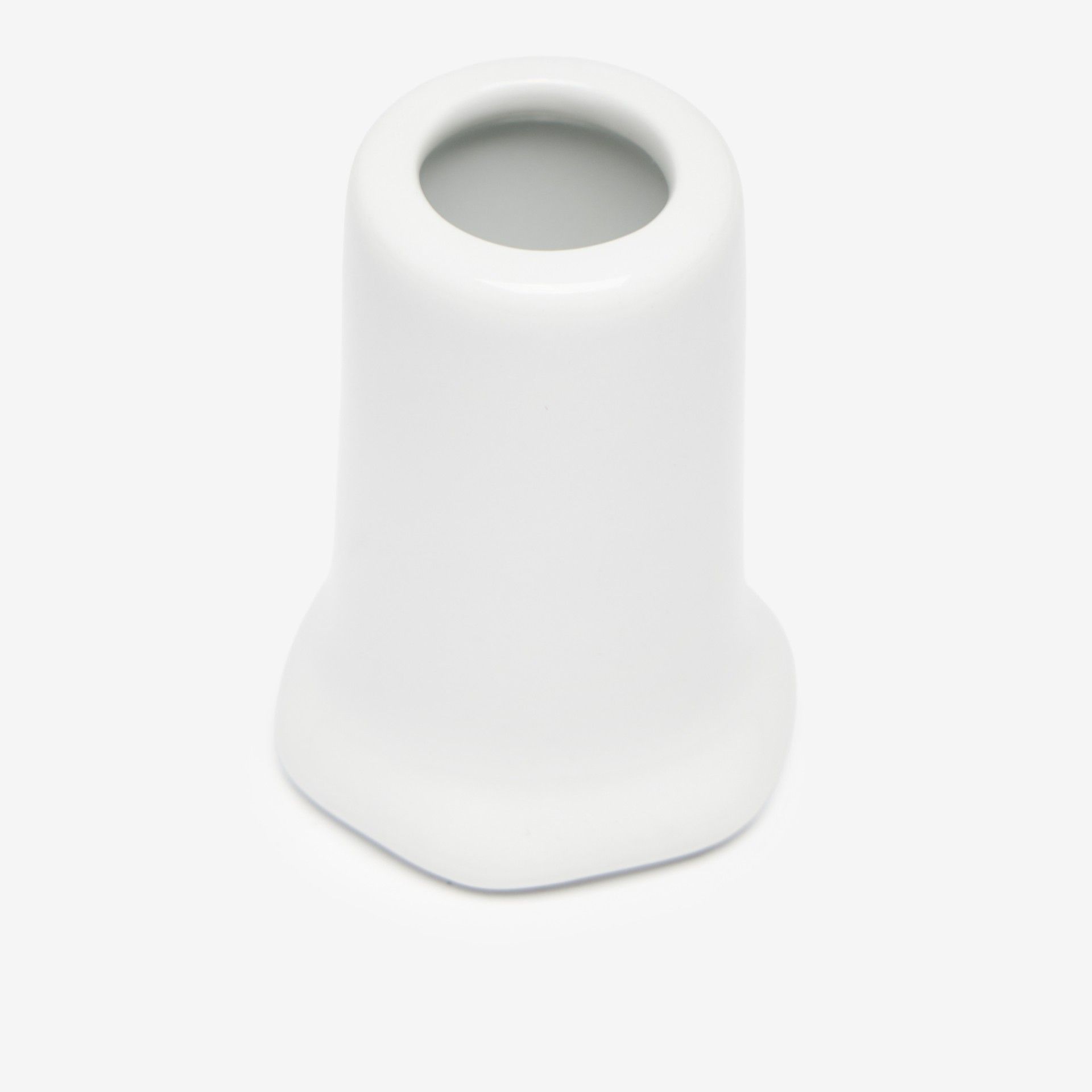 Paliteiro Porcelana Simple Branco 4.5X5.5cm