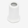 Paliteiro Porcelana Simple Branco 4.5X5.5cm Paliteiro Porcelana Simple Branco 4.5X5.5cm