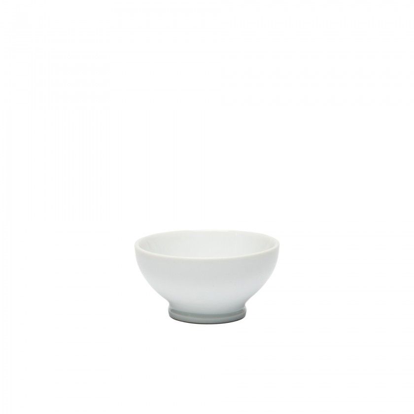 Tigela com Pé Porcelana Foot Branco Tigela com Pé Porcelana Foot Branco