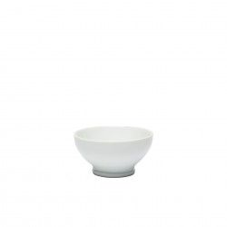 Tigela com P� Porcelana Foot Branco