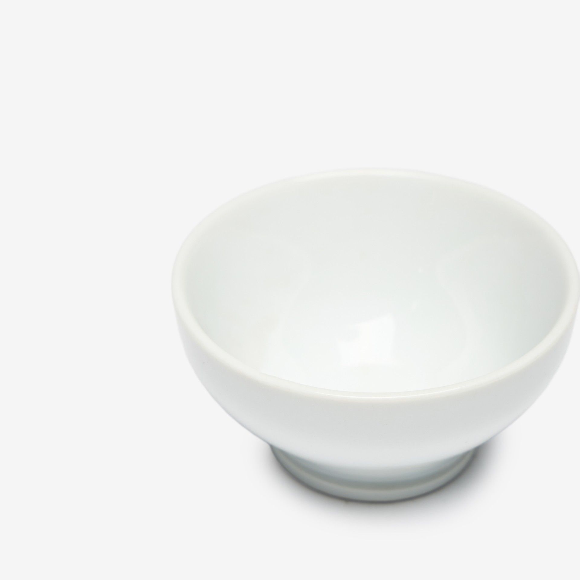 Tigela com Pé Porcelana Foot Branco