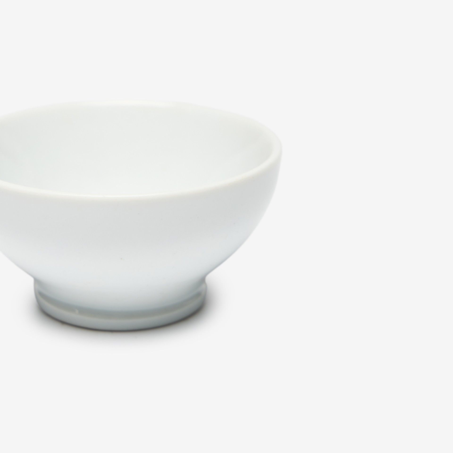 Tigela com Pé Porcelana Foot Branco