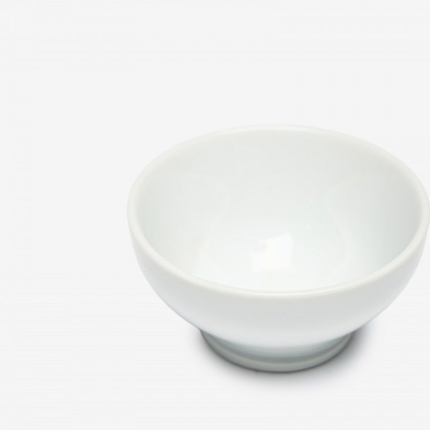 Tigela com Pé Porcelana Foot Branco Tigela com Pé Porcelana Foot Branco