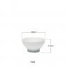 Tigela com Pé Porcelana Foot Branco Tigela com Pé Porcelana Foot Branco