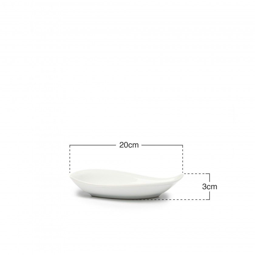 Bandeja Porcelana Degustacion Branco Bandeja Porcelana Degustacion Branco