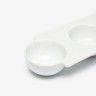 Bandeja Porcelana Degustacion 4 Divisões Branco 31X9X3cm Bandeja Porcelana Degustacion 4 Divisões Branco 31X9X3cm