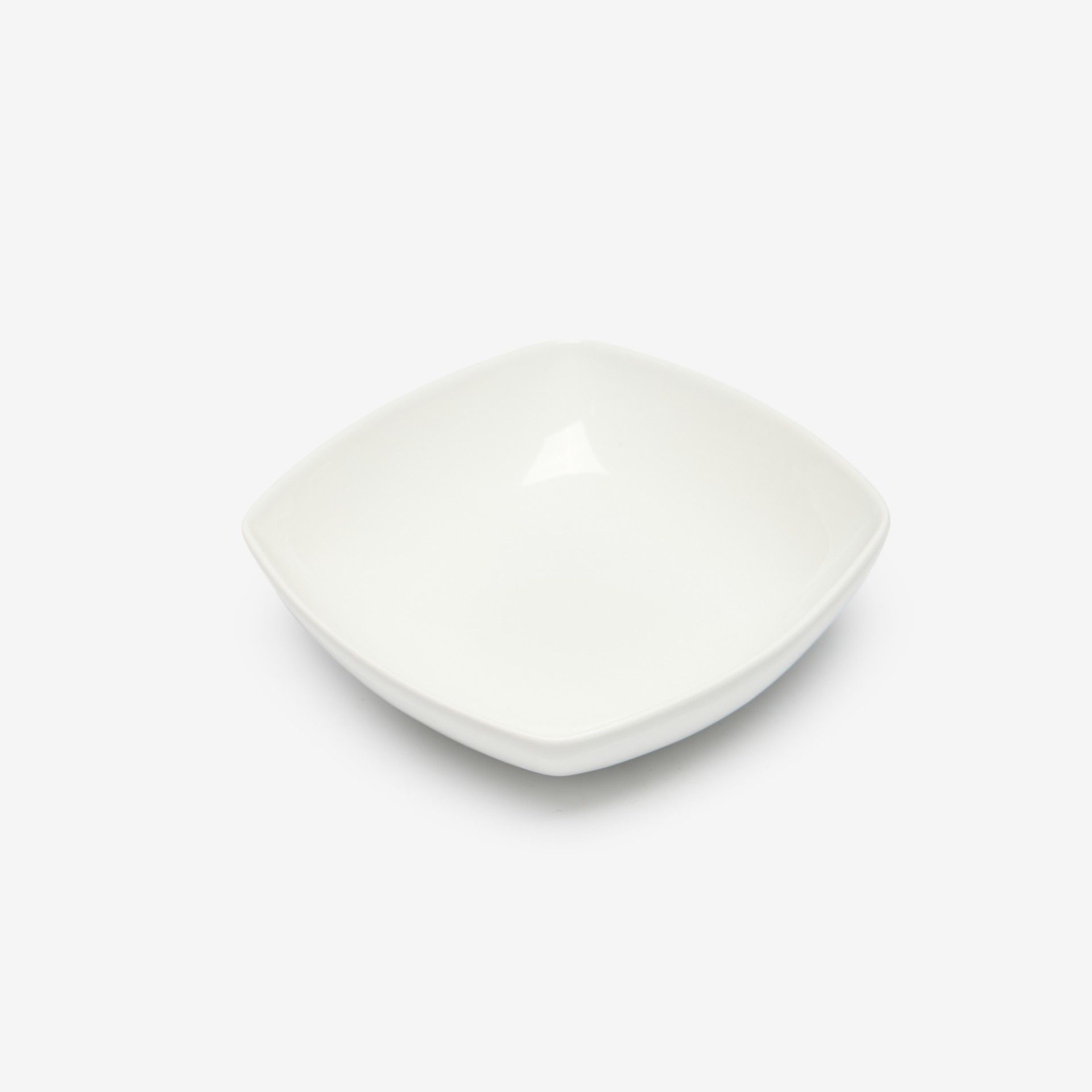 Saladeira Porcelana Kenia Branco 15X15X4.5cm