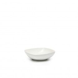 Saladeira Porcelana Kenia Branco 15X15X4.5cm