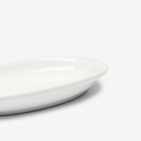 Travessa Porcelana Degustação Branco 14X8.5X1.5cm - Image product