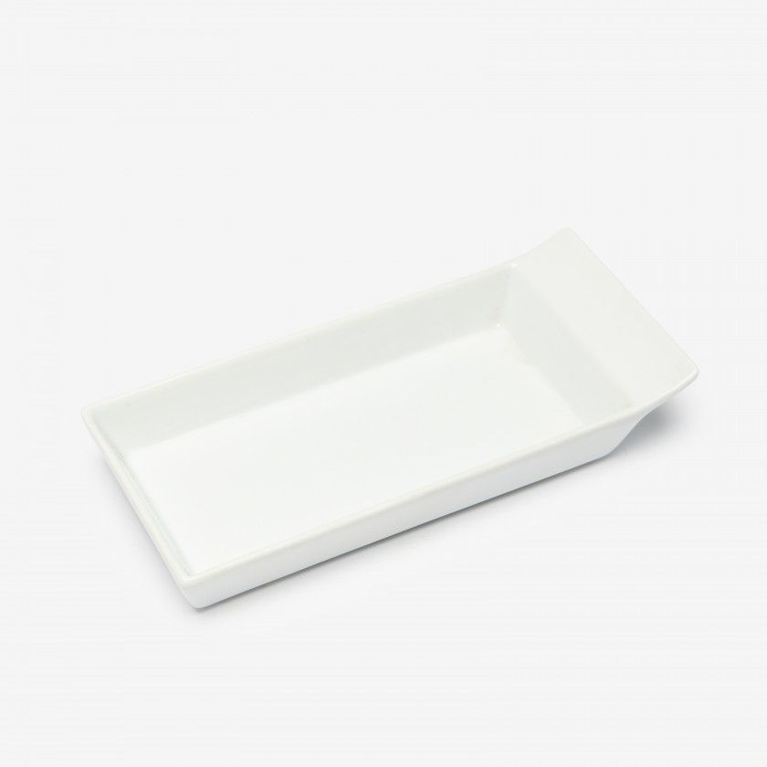 Travessa Porcelana Ming com Asa Branco Travessa Porcelana Ming com Asa Branco