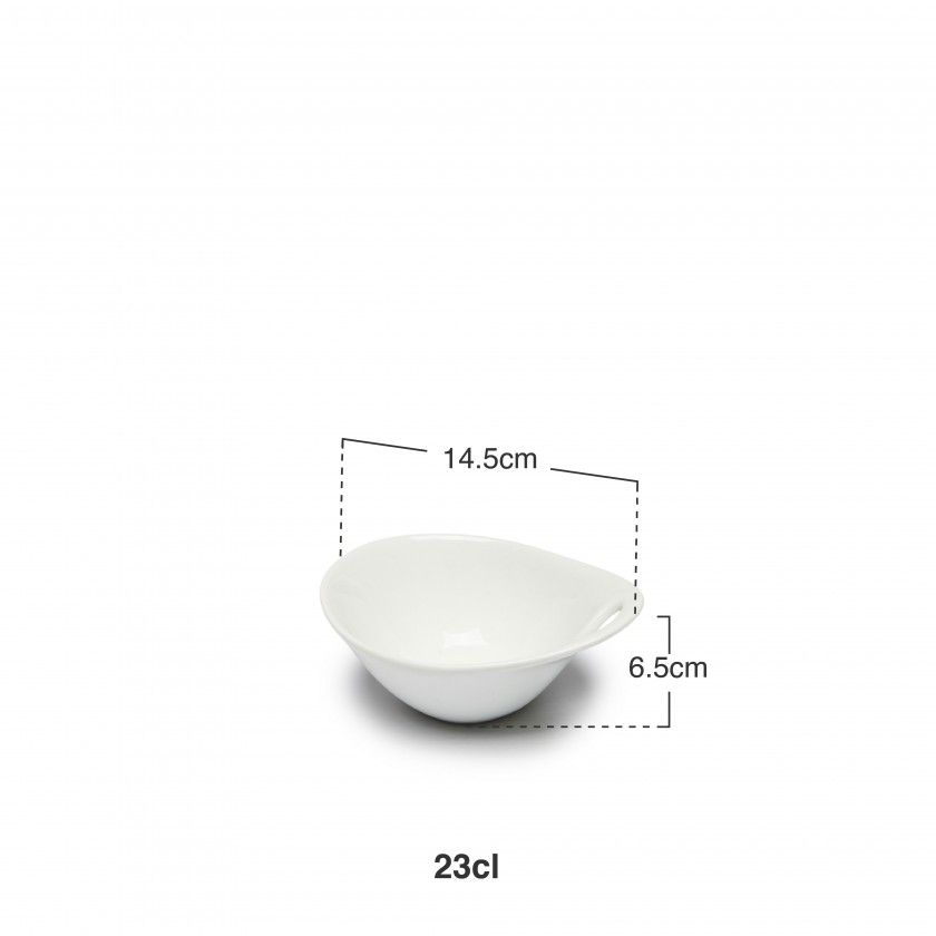 Taça Porcelana Perpignan Branco 23cl 14.5X12X6.5cm Taça Porcelana Perpignan Branco 23cl 14.5X12X6.5cm