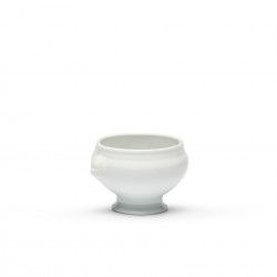 Ta�a Porcelana Le�o Branco 44cl 11X9X9cm