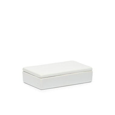 Caixa Porcelana Turismo Branco 14X8X3.5cm