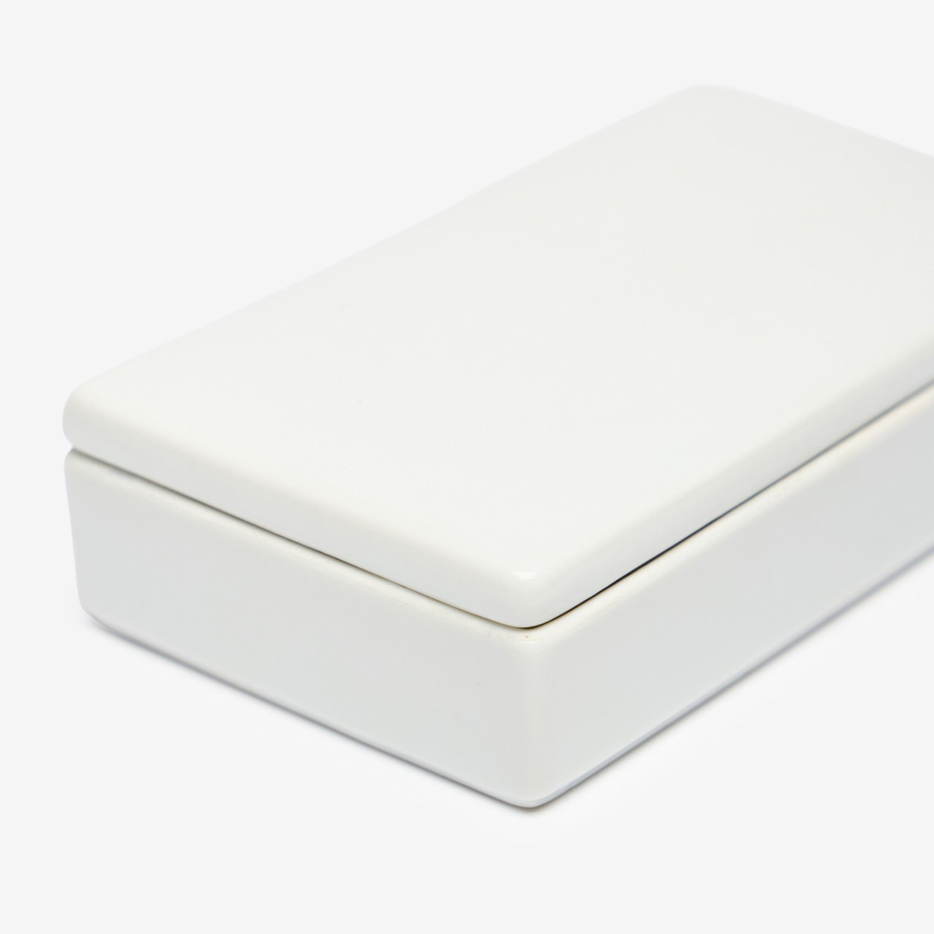 Caixa Porcelana Turismo Branco 14X8X3.5cm