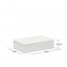 Caixa Porcelana Turismo Branco 14X8X3.5cm Caixa Porcelana Turismo Branco 14X8X3.5cm